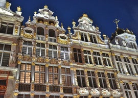 La Grand-Place à Bruxelles la nuit