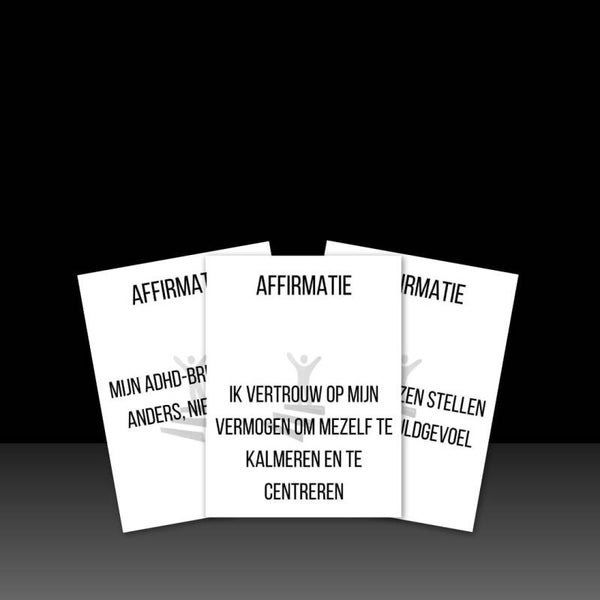 Affirmatie kaartjes 1 van 2.