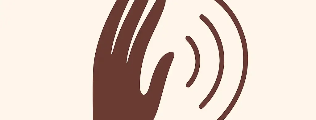 una mano y el sonido que representa que la mano invisible es el boca a boca