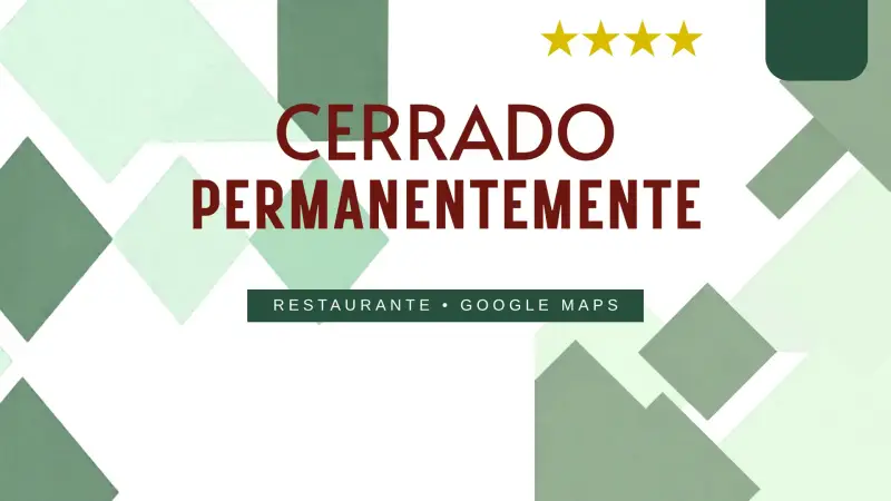 cartel que muestra que un restaurante ha cerrado permanentemente