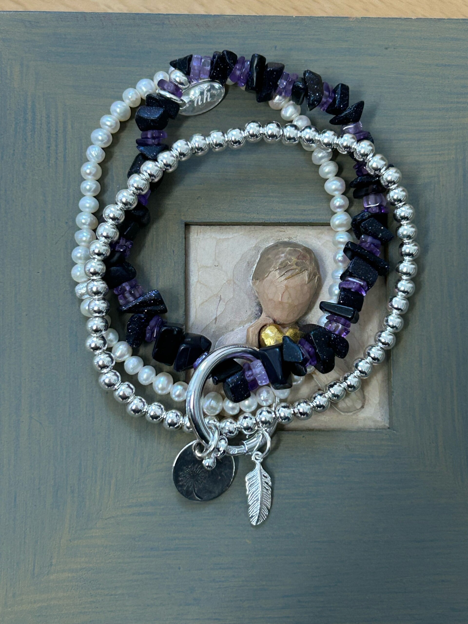 Armband (3-fach) - das Glitzernde (A371)