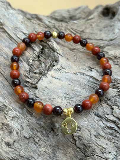 Armband - Sternzeichen WIDDER (21.03. - 20.04.) (A272)