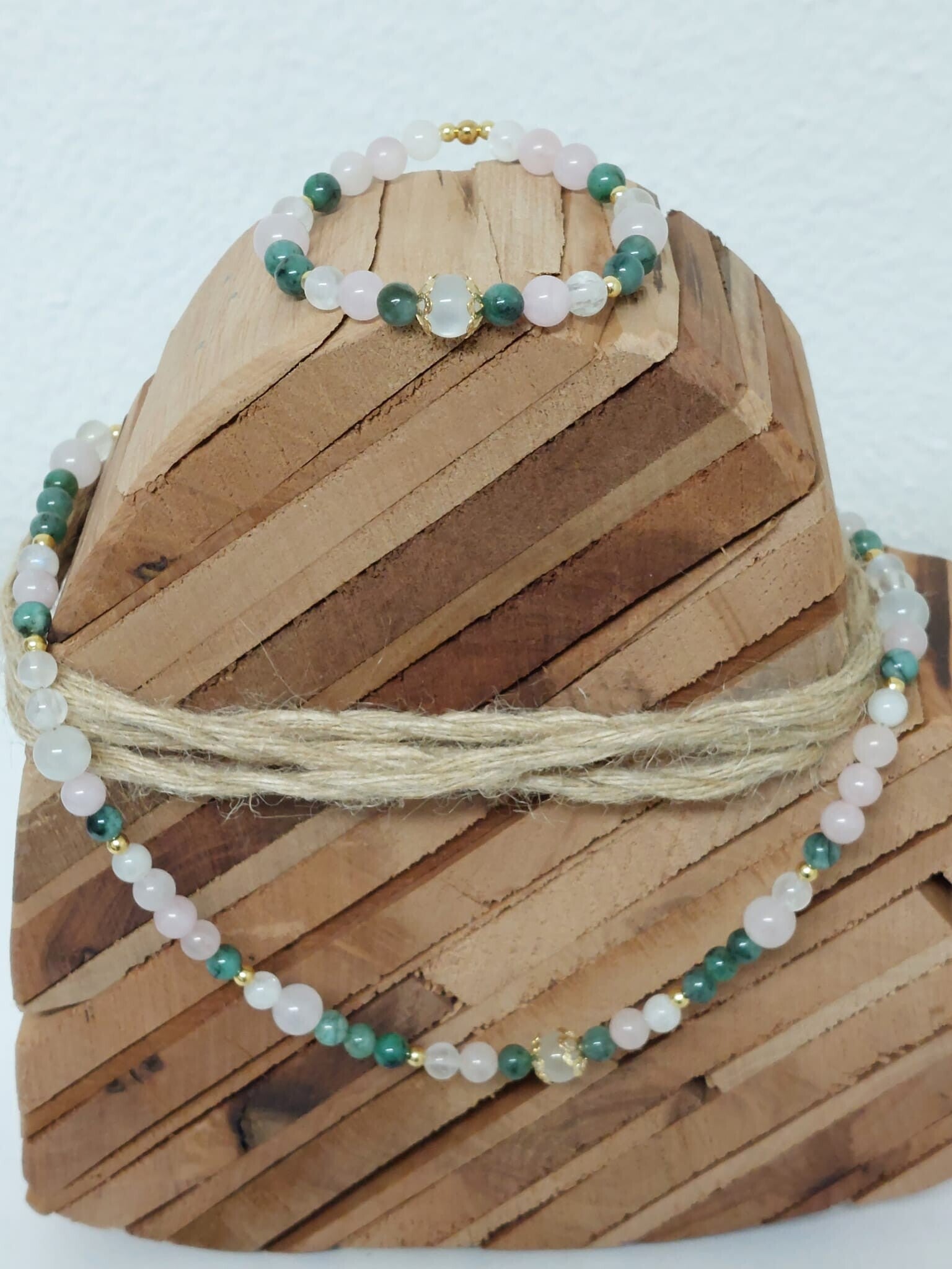 Heilstein-Schmuck-Set - das Liebliche (S321)