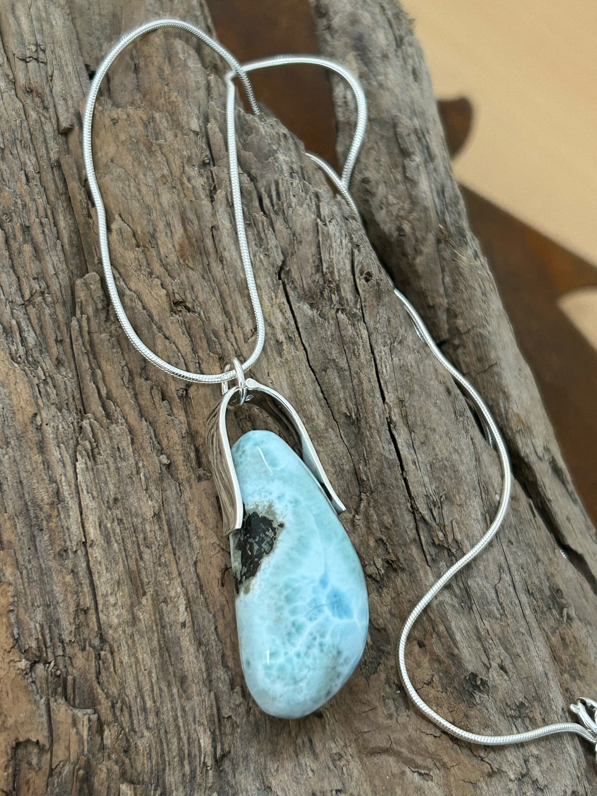 Halskette - Larimar (H249) Einzelstück!