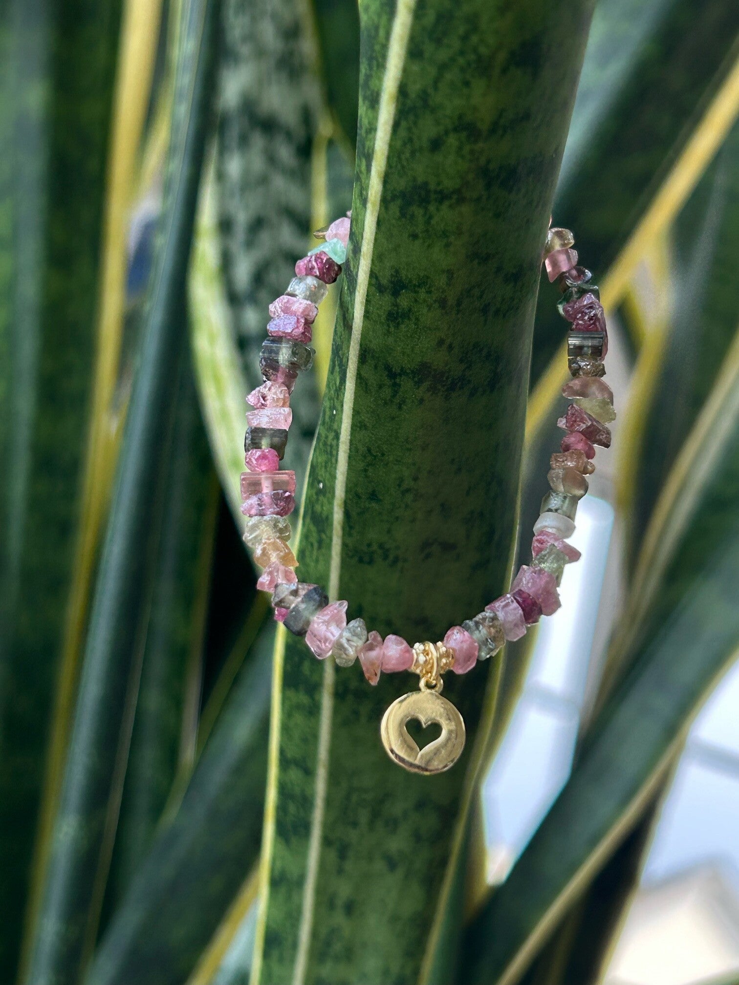 Armband - Wassermelonen-Turmalin (A373)