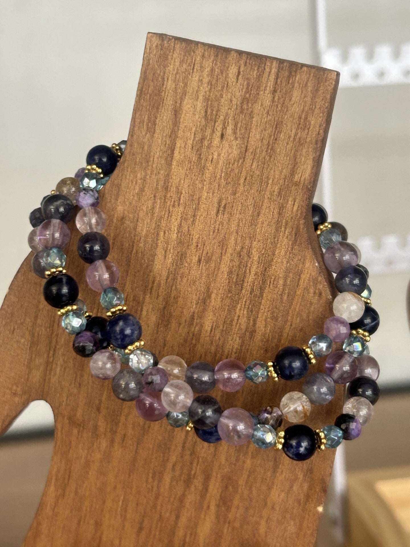 Wickelarmband (3-fach) - das Glitzernde (A816)