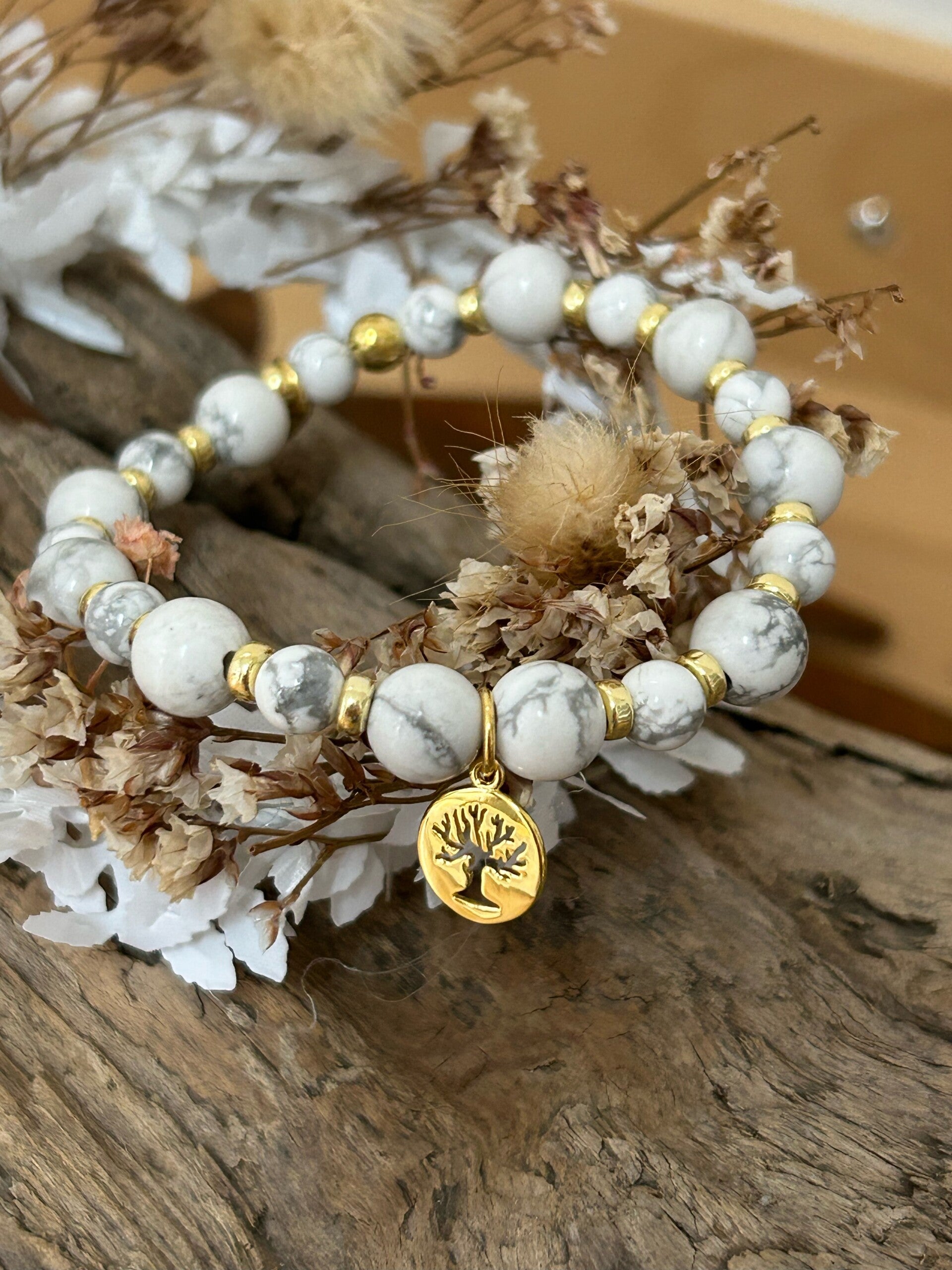 Armband - Howlith (A439)