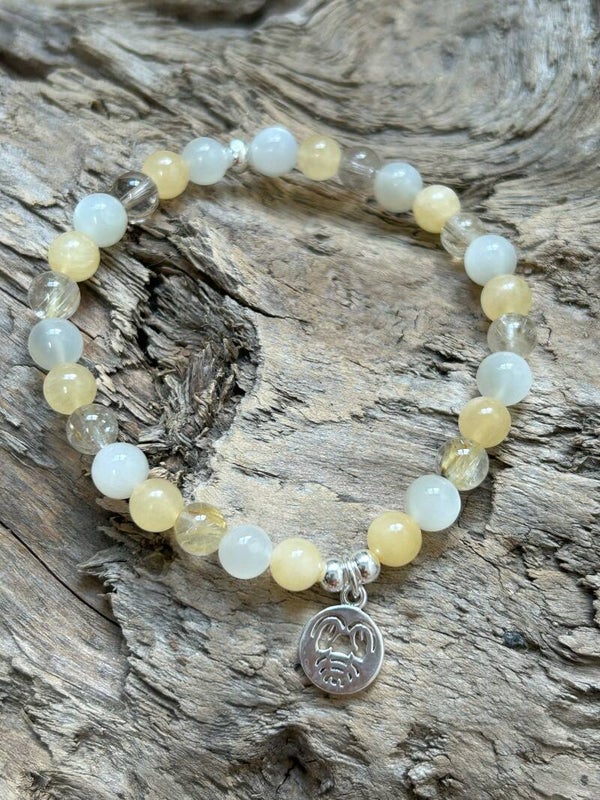 Armband - Sternzeichen KREBS (22.06. - 22.07.) (A275)