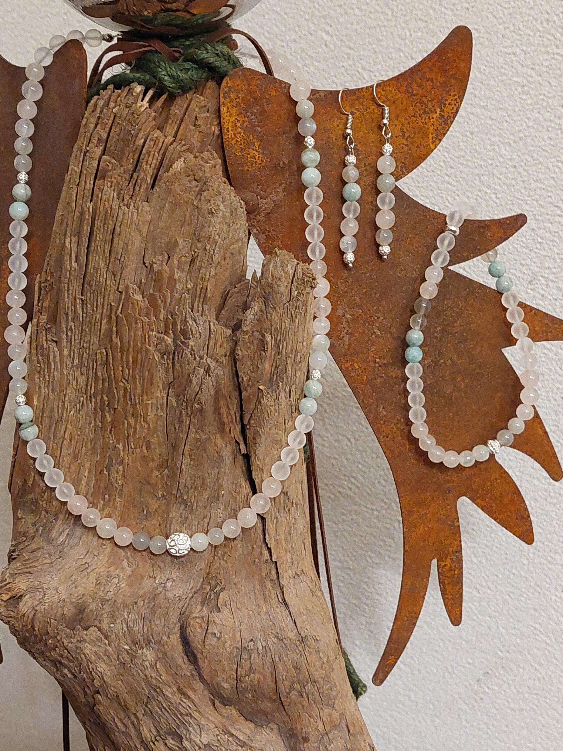 Heilstein-Schmuck-Set - das Wohltuende (S319)