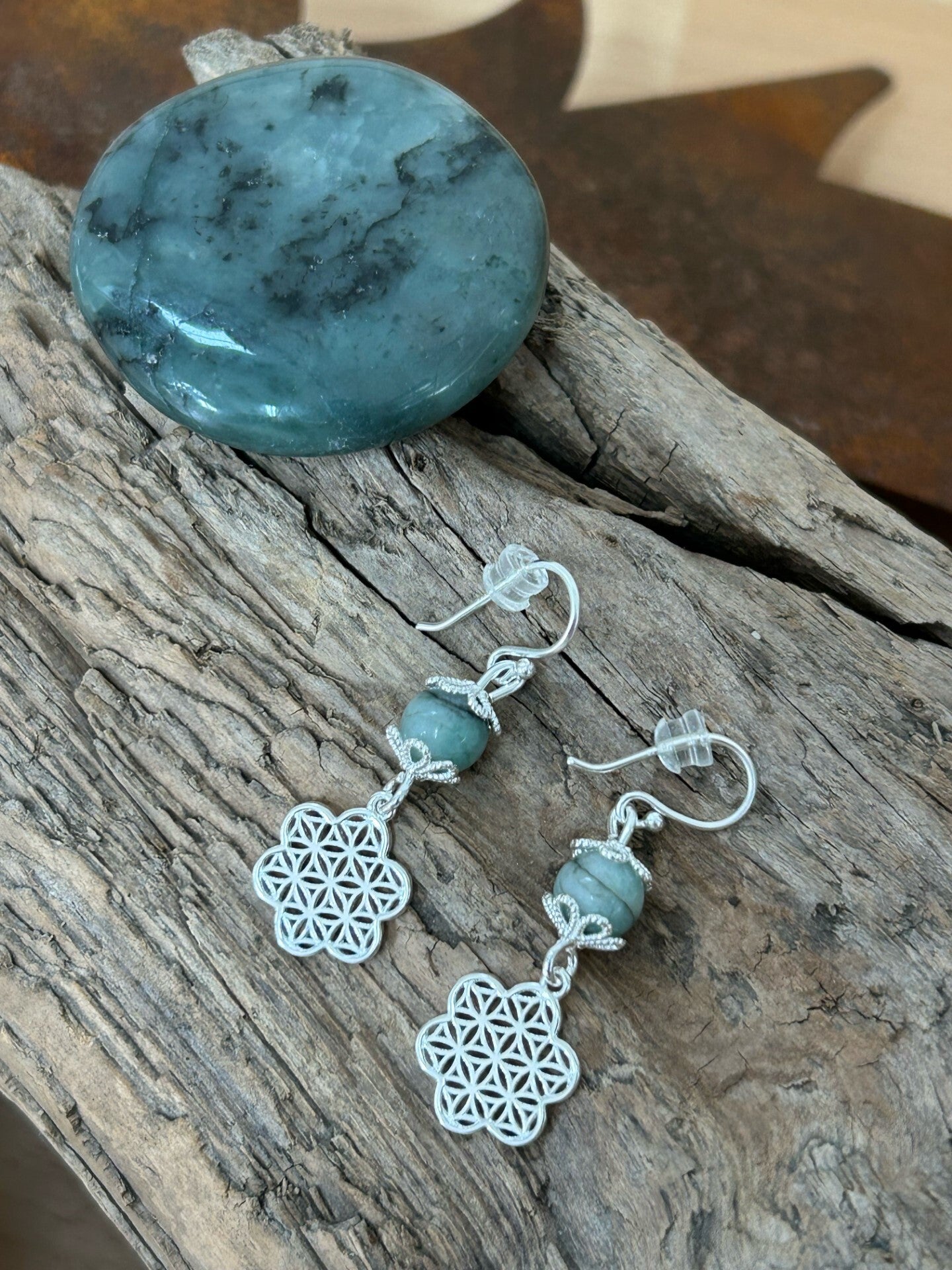 Ohrringe - Smaragd (O370)