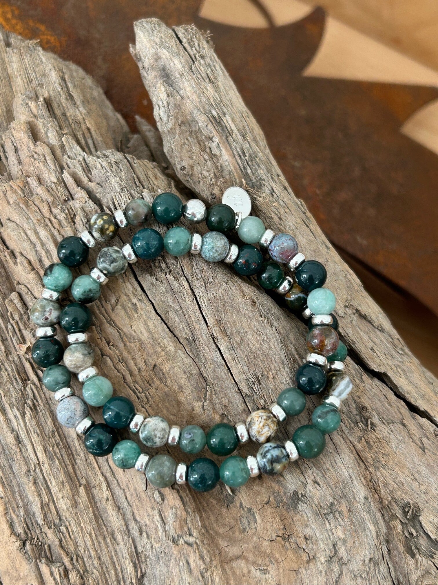 Armband (2-fach) - Wickelarmband "das Stärkende" (A444)