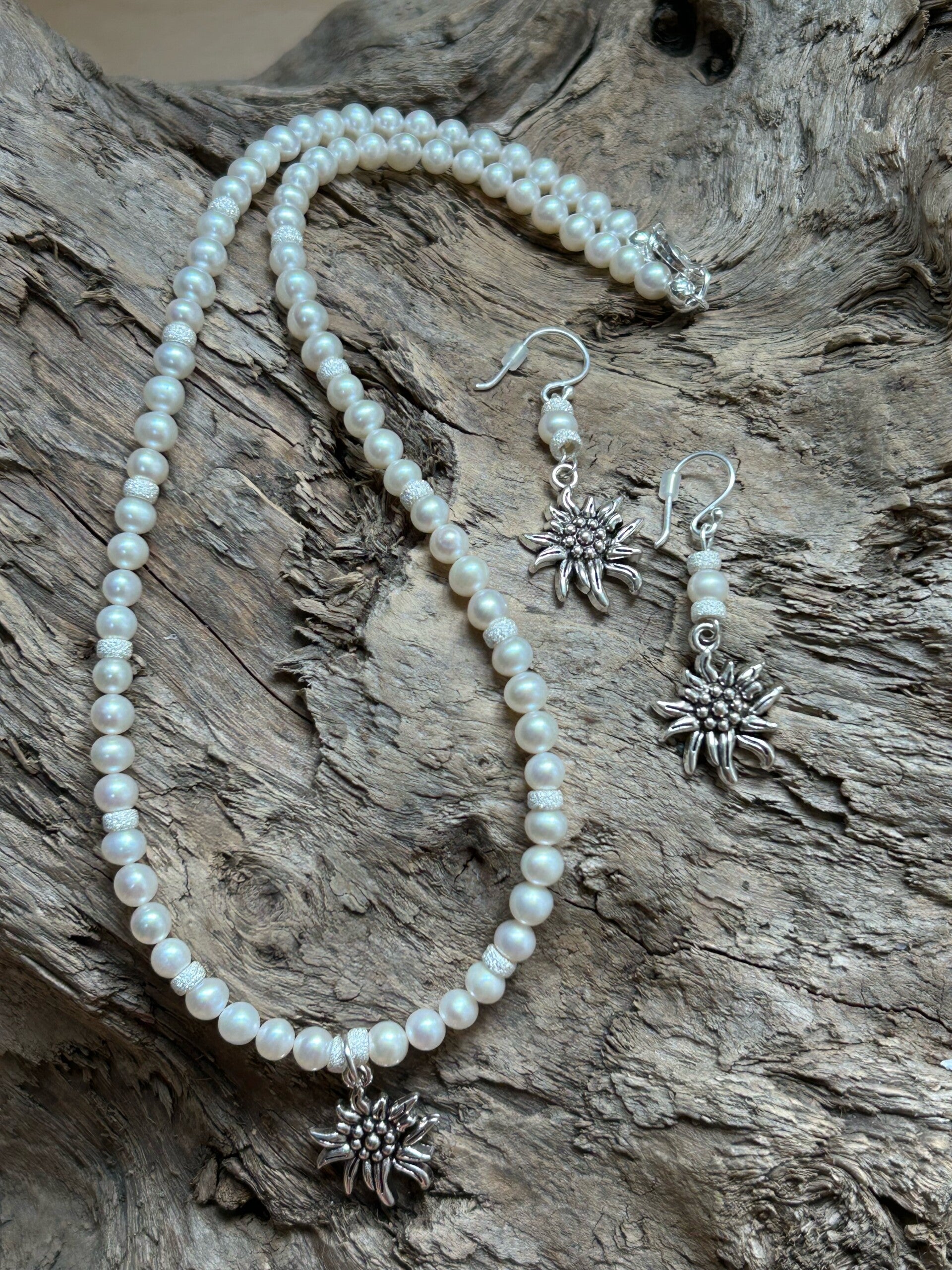 Heilstein-Schmuck-Set - Alpenzauber (S328)