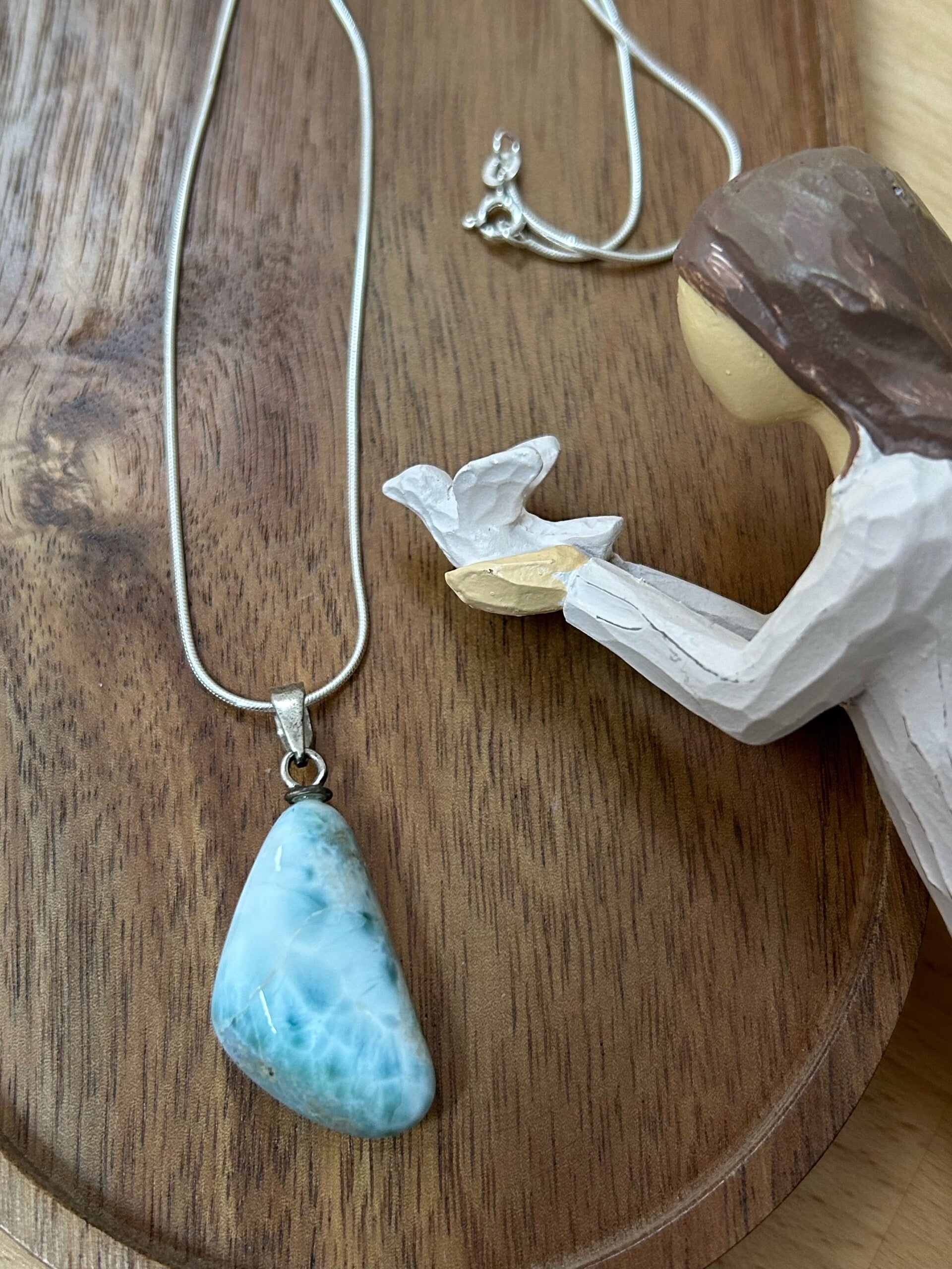 Halskette - Larimar (H248) Einzelstück!