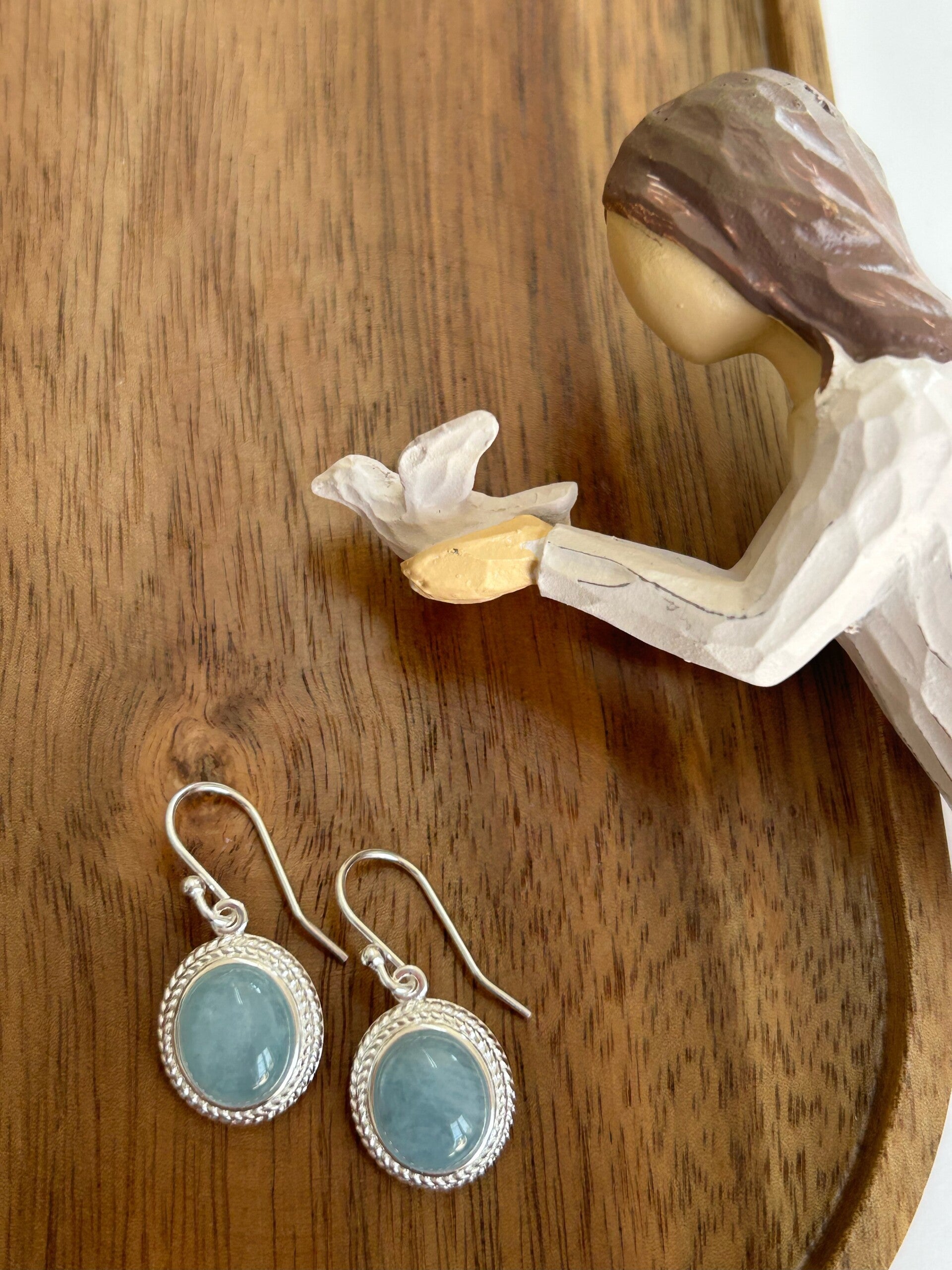 Ohrringe - Aquamarin (O350)