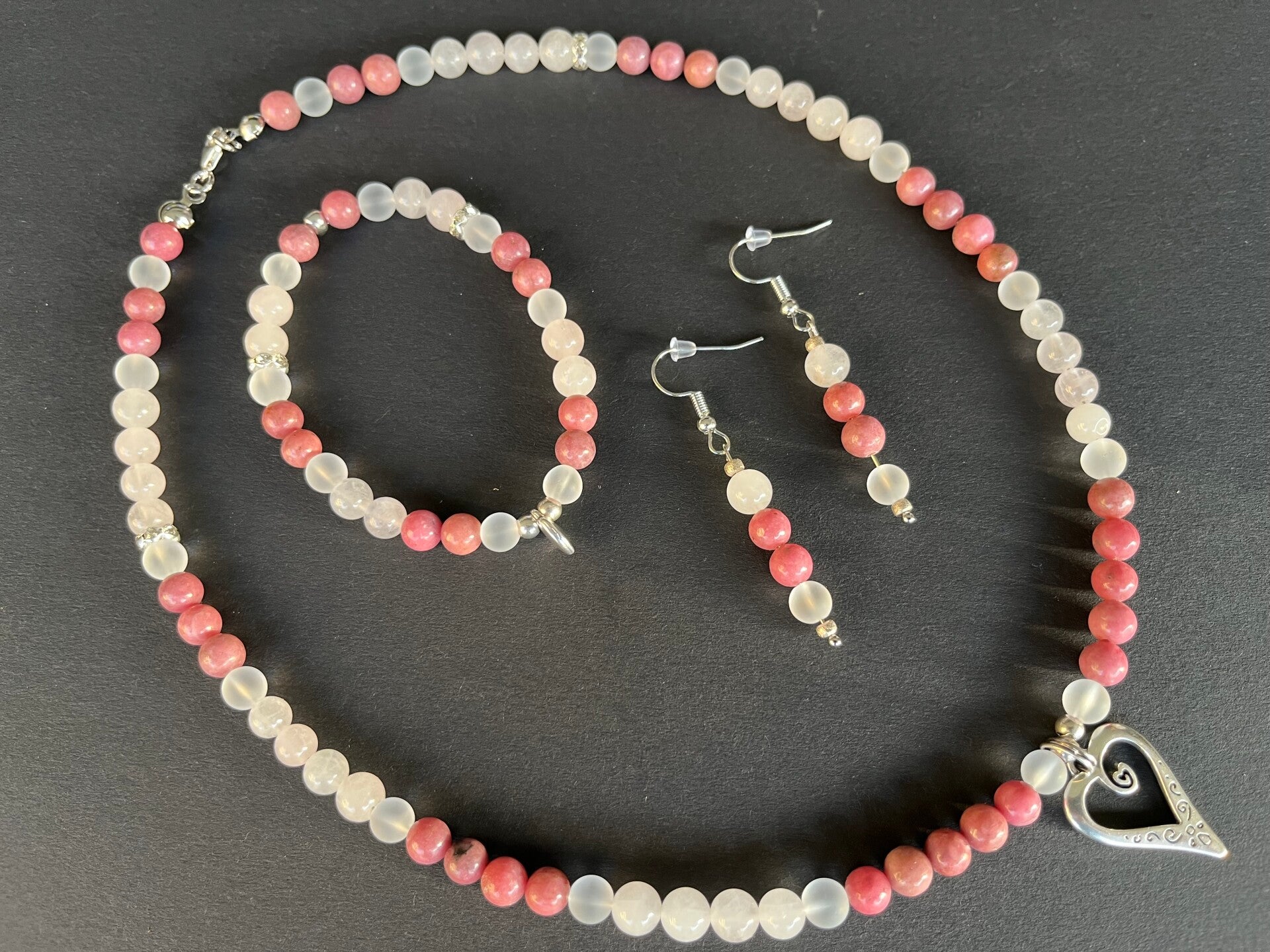 Heilstein-Schmuck-Set - das Herzliche (S314)