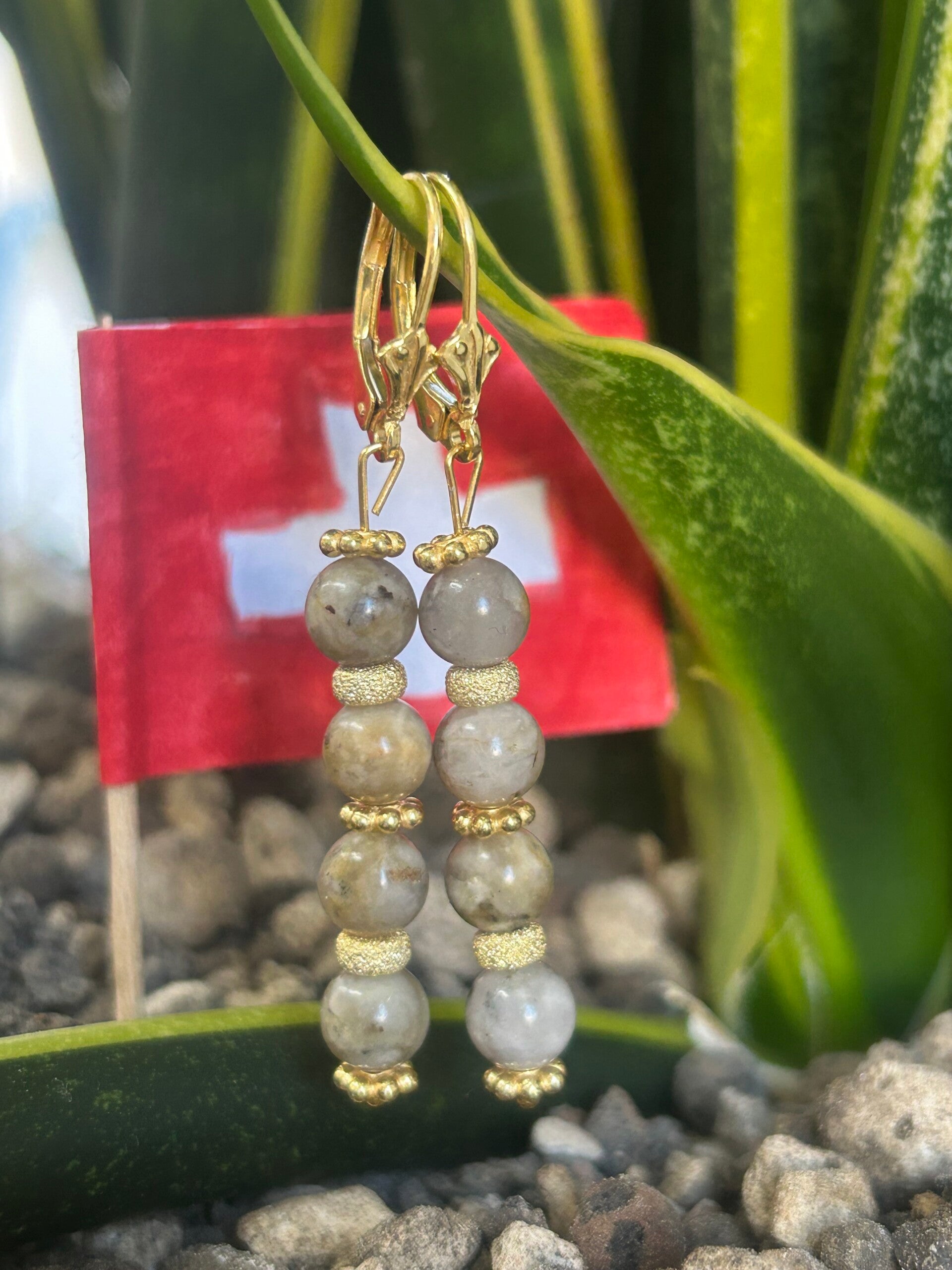 Ohrringe - Baryt (O455)