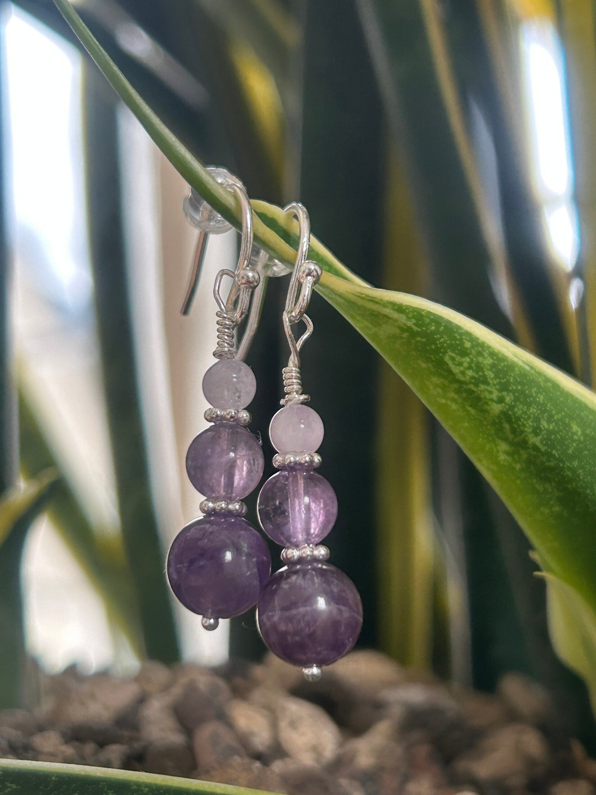 Ohrringe - Amethyst (O518)