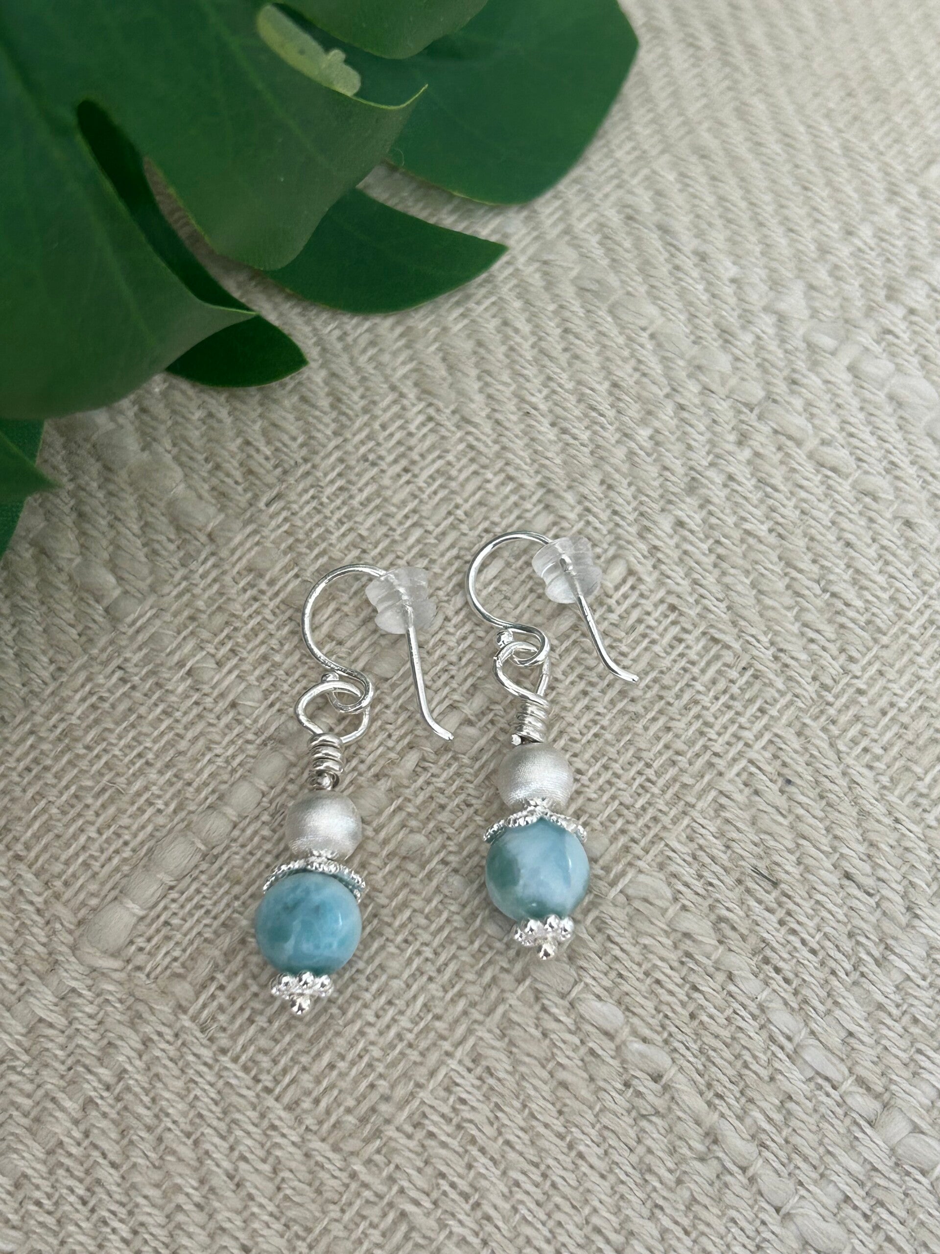 Ohrringe - Larimar (O512)