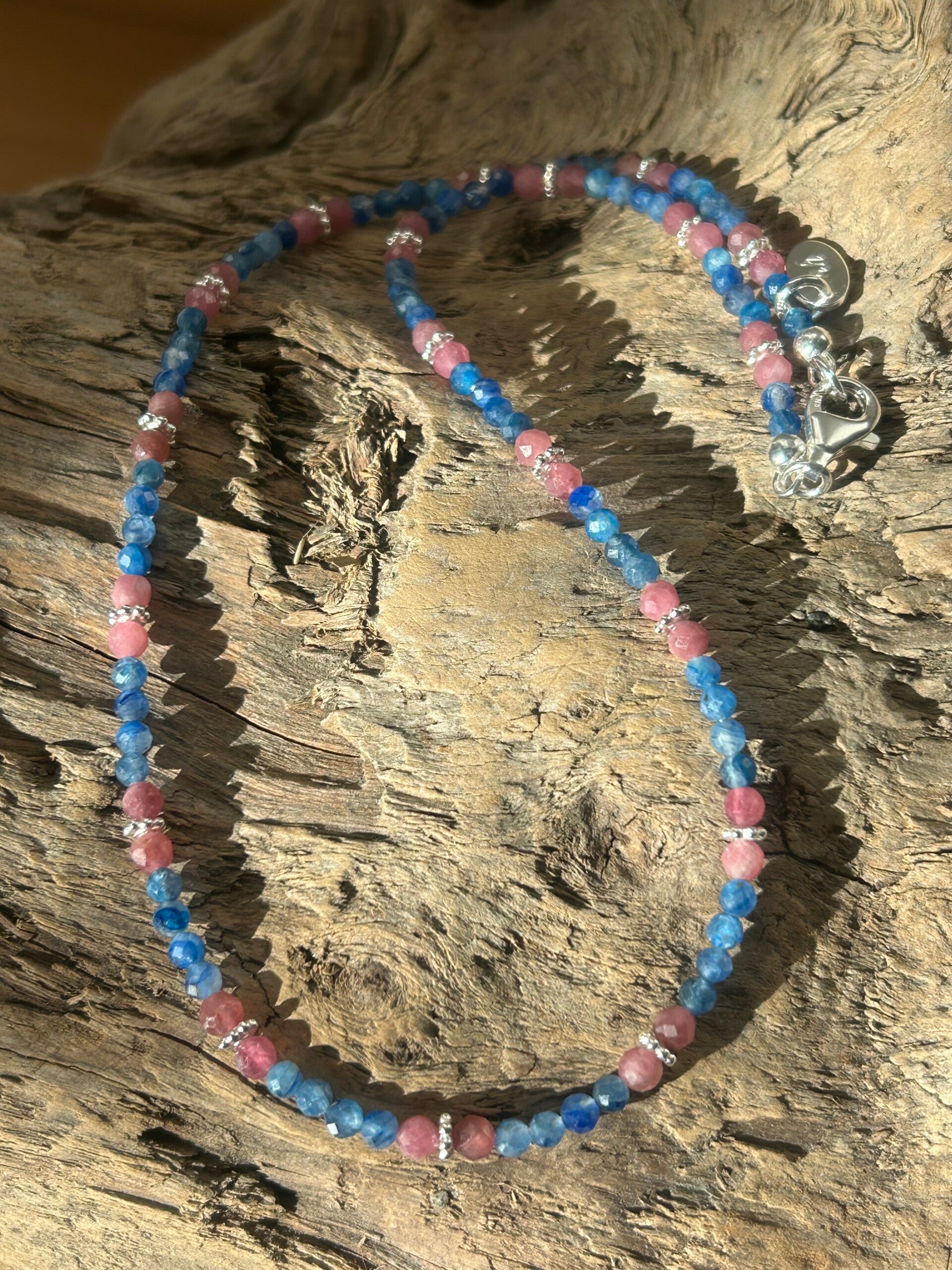 Halskette - Kyanit & Rubellit (H467)