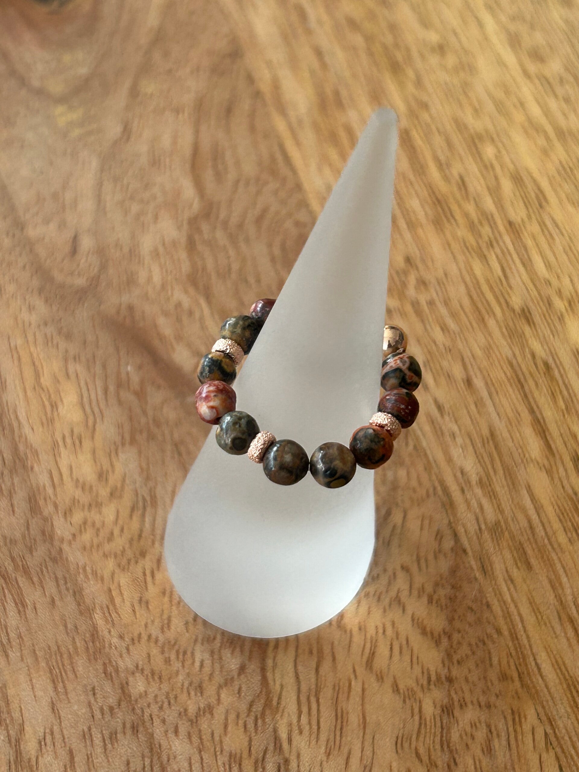 Fingerring - Leopardenfell-Rhyolith (R105)