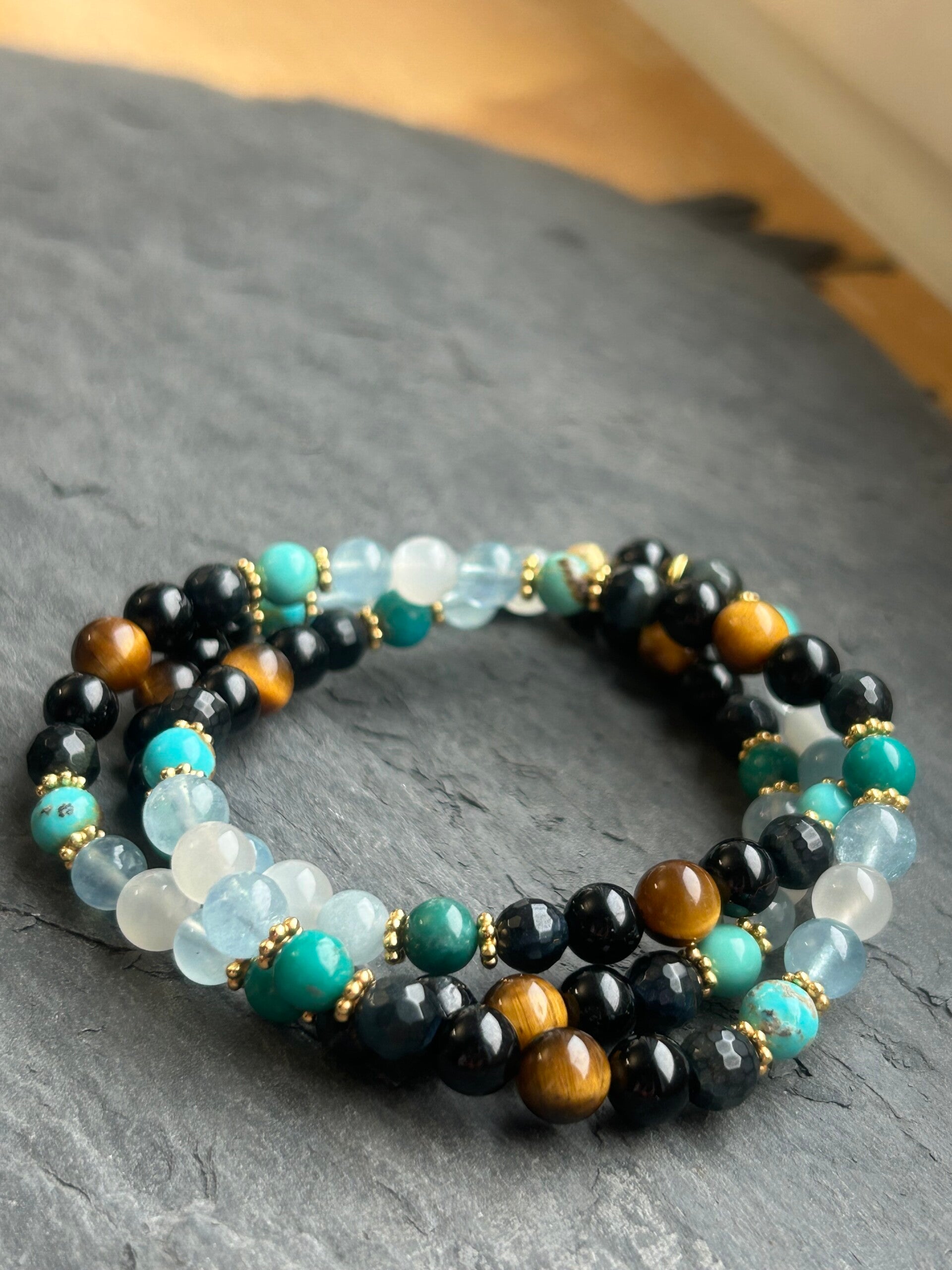 Wickelarmband (3-fach) - das Bezaubernde (A814)