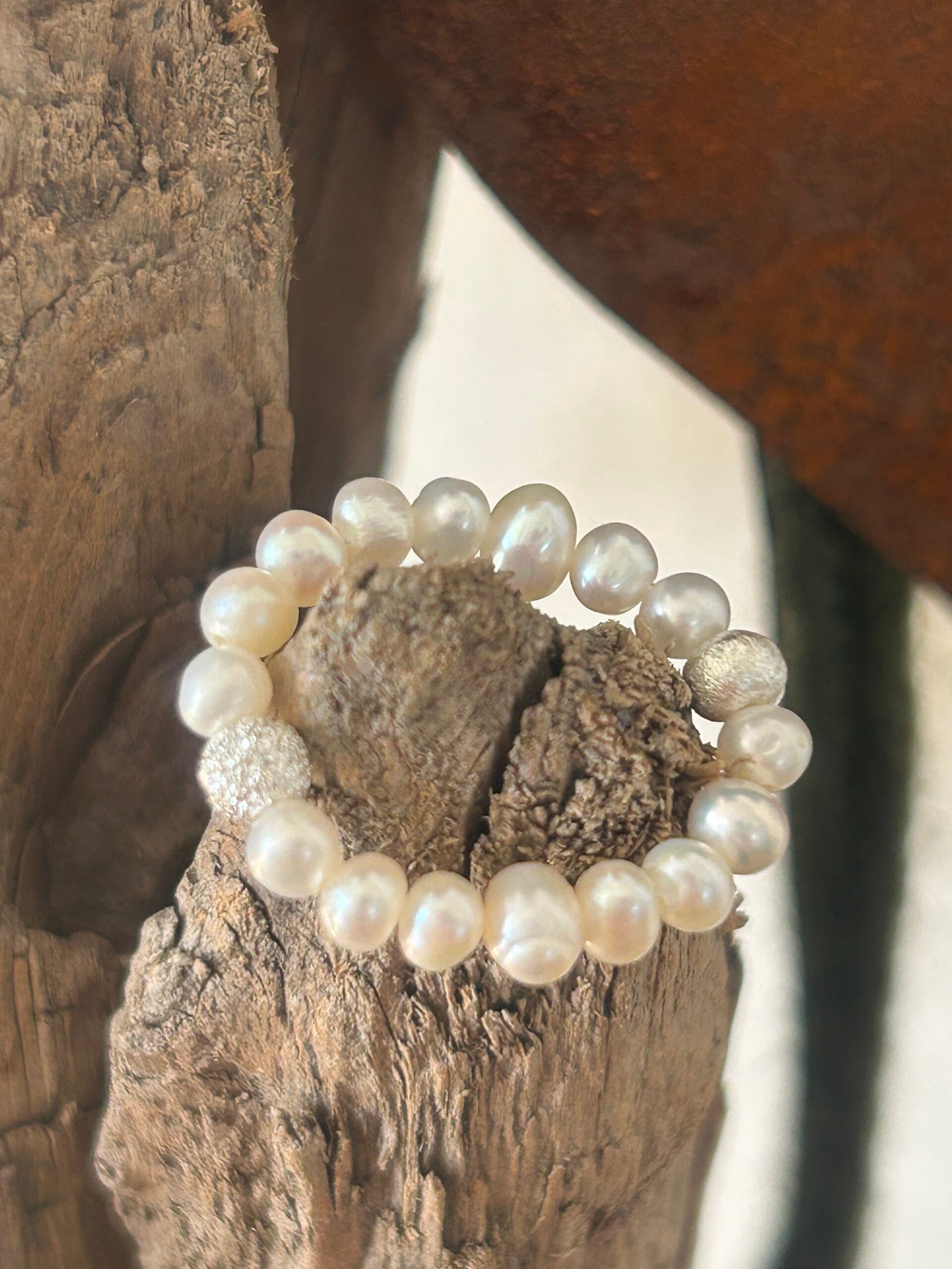 Fingerring - Süsswasserperle (R067)