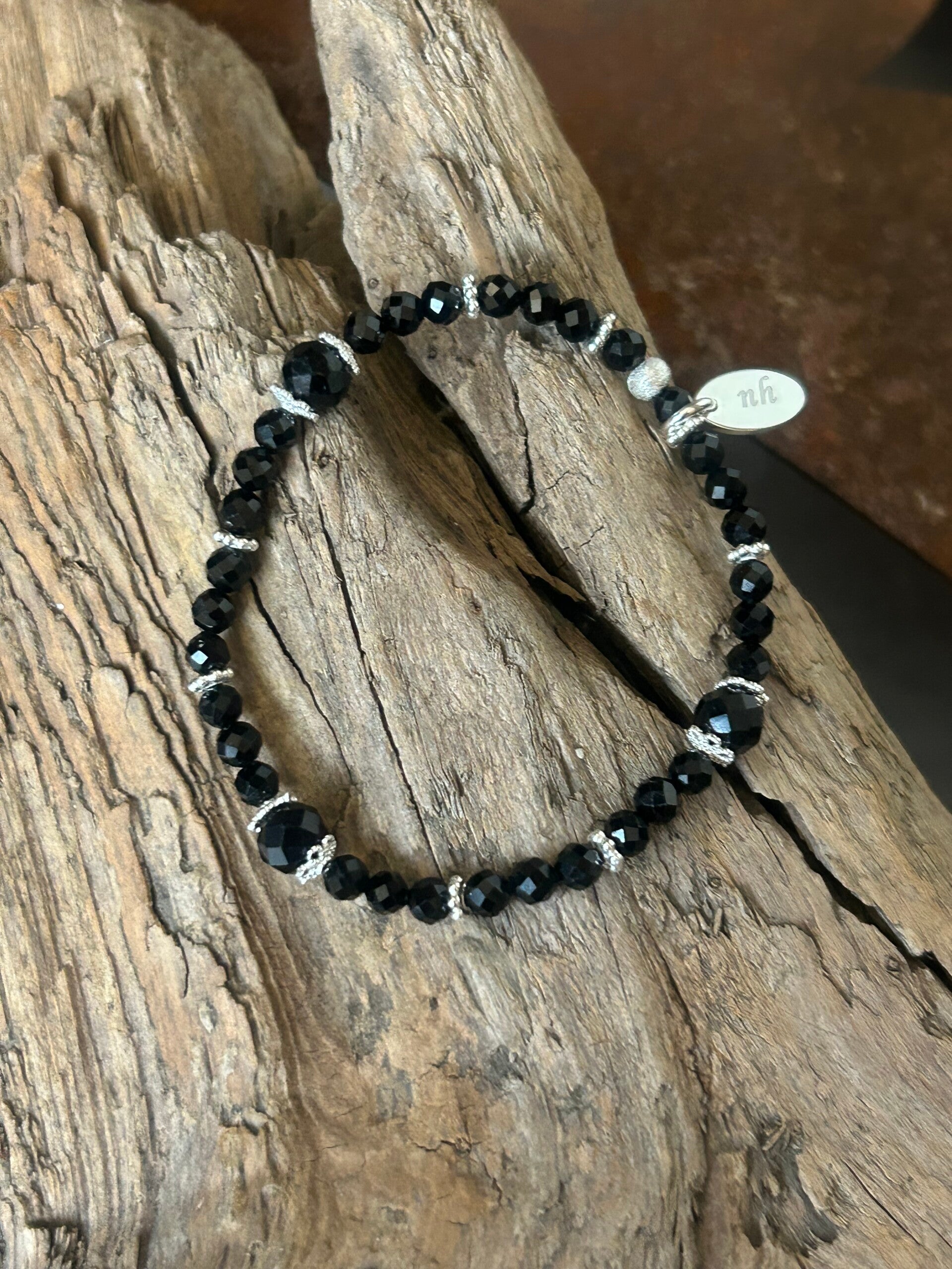 Armband - Turmalin schwarz (Schörl) (A787)