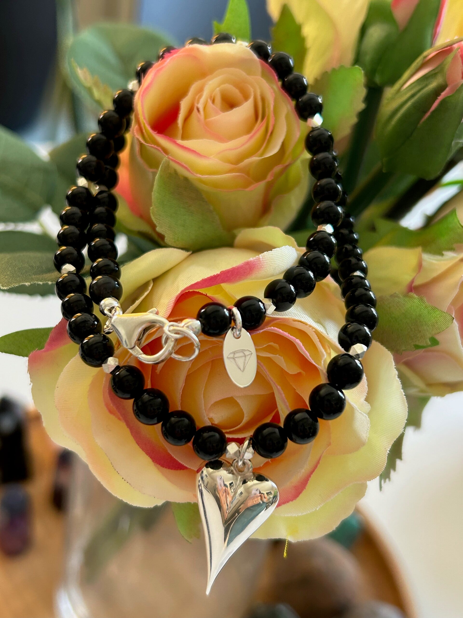 Halskette - Obsidian (H371)