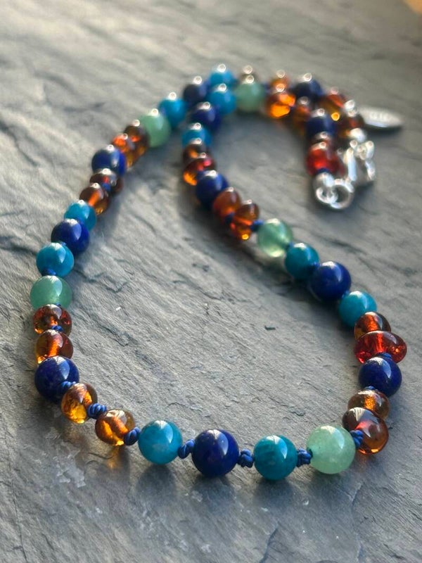 Kinder-Halskette - Glück, Vertrauen & Selbstsicherheit (H609)