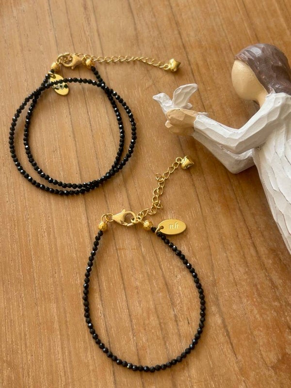 Armband (2-fach) - Turmalin Schörl (A842)