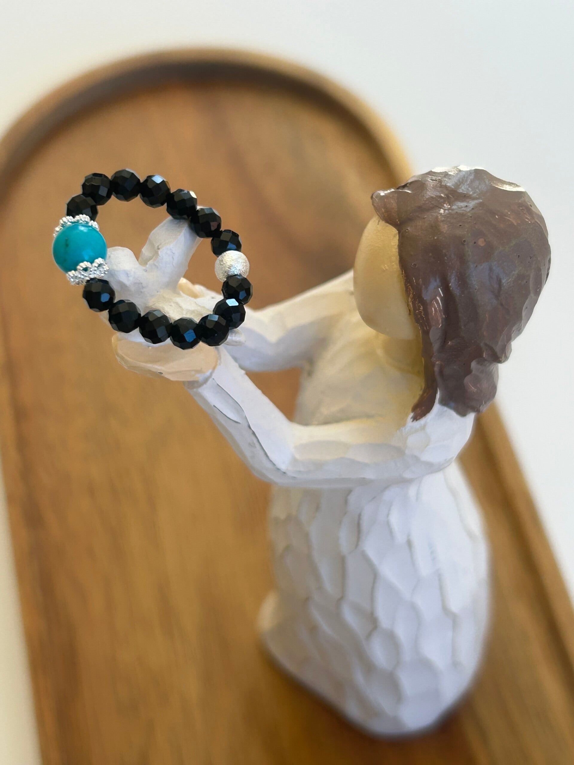 Fingerring - Turmalin & Türkis (R094)