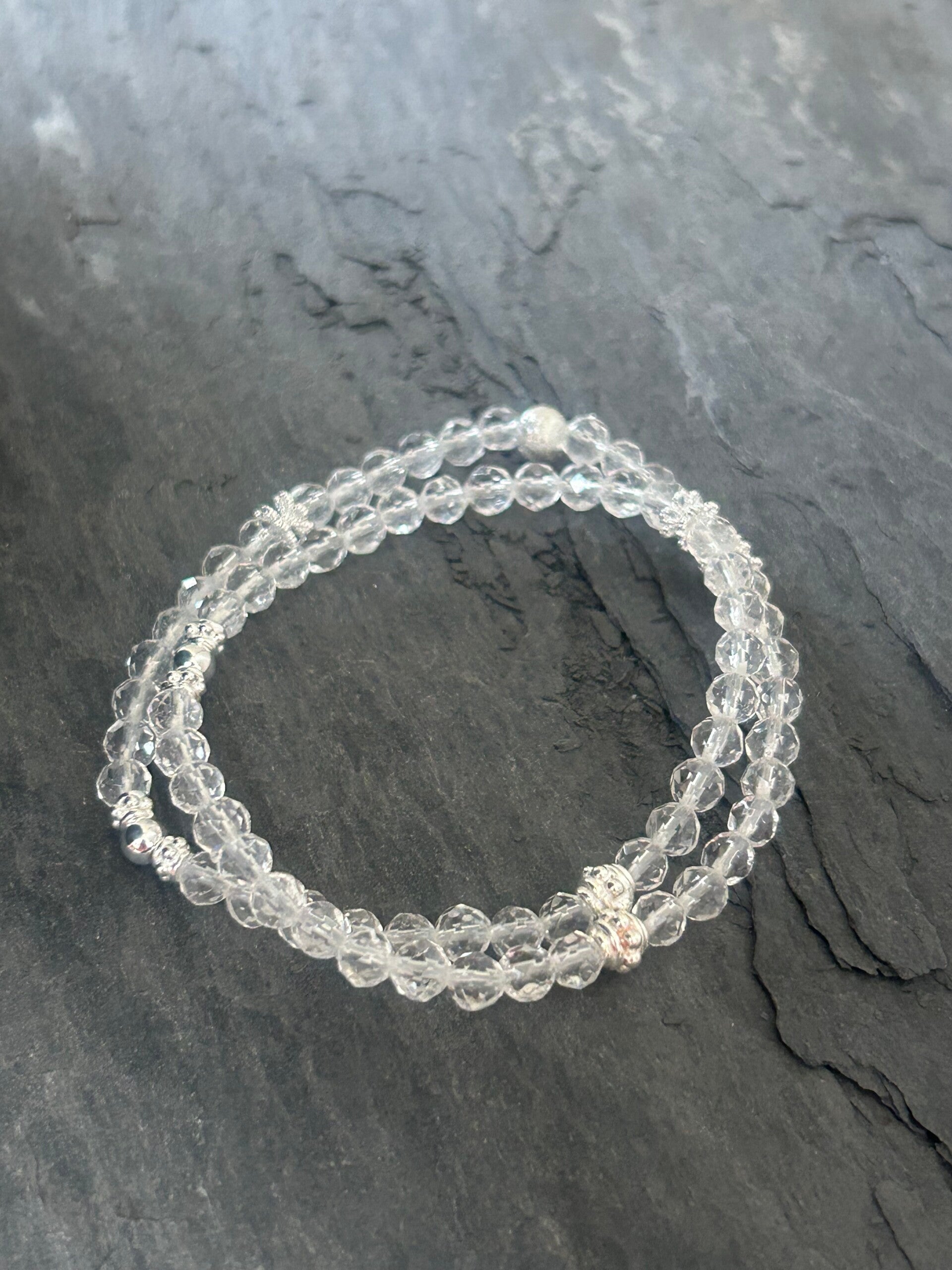 Wickelarmband - Bergkristall (A699)