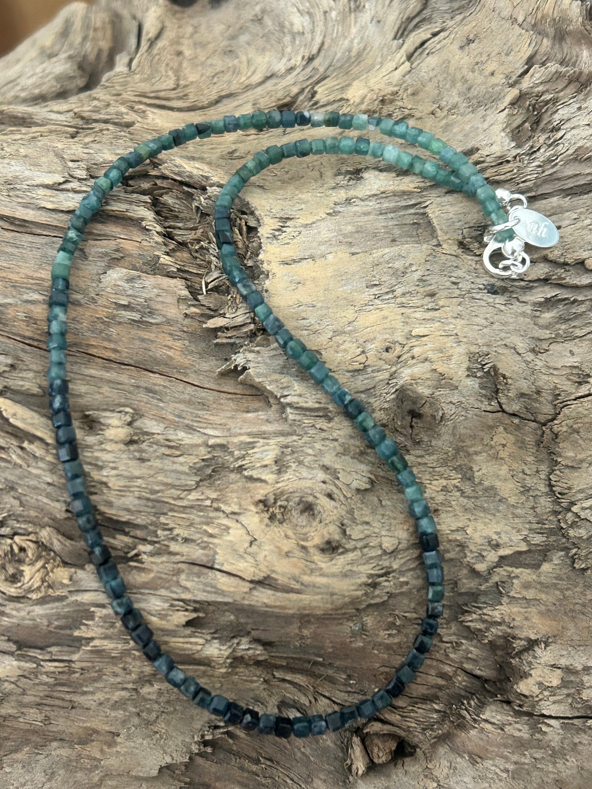 Halskette - Turmalin blau-grün (Indigolith) (H416)