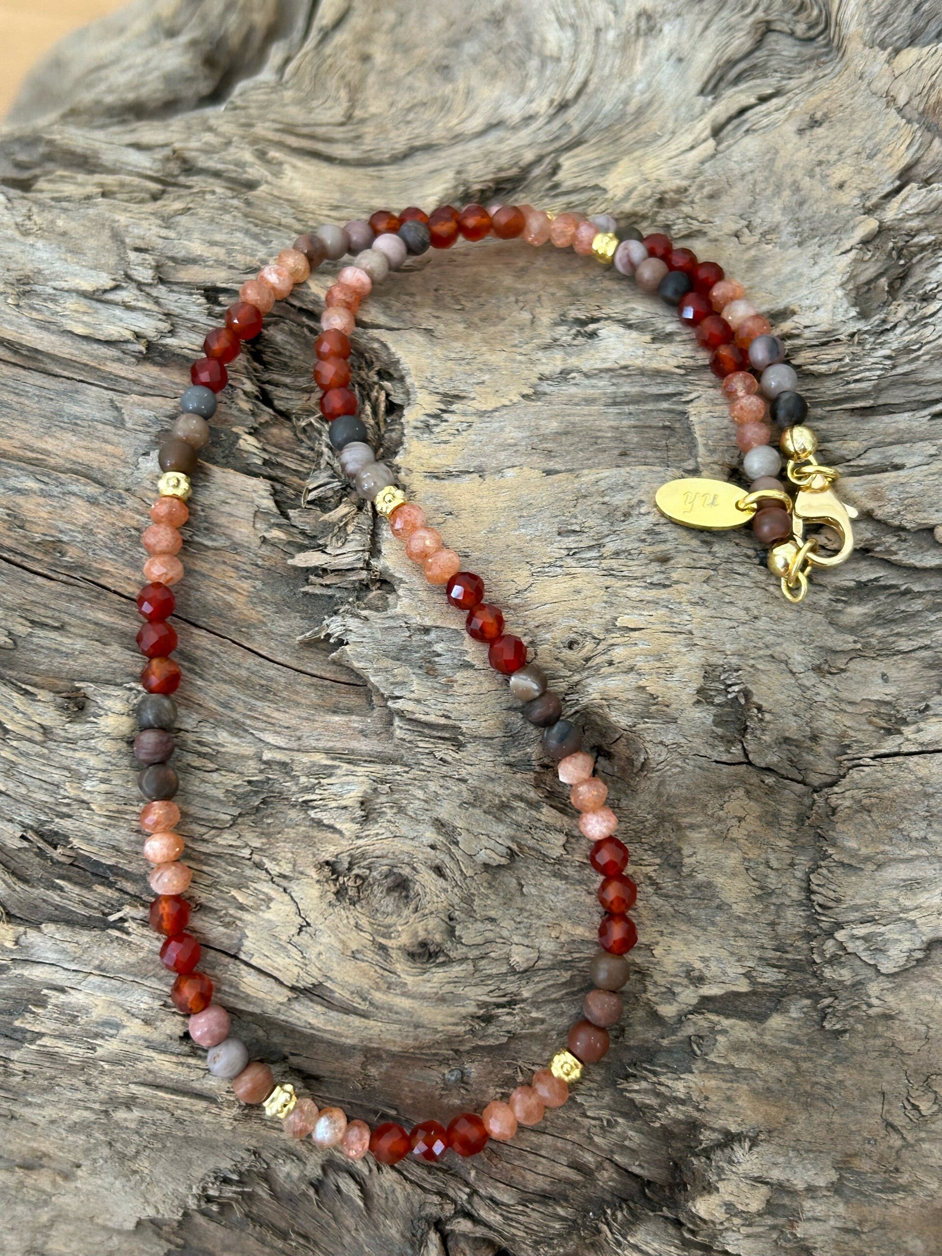 Halskette - Herbstlaub (H380)