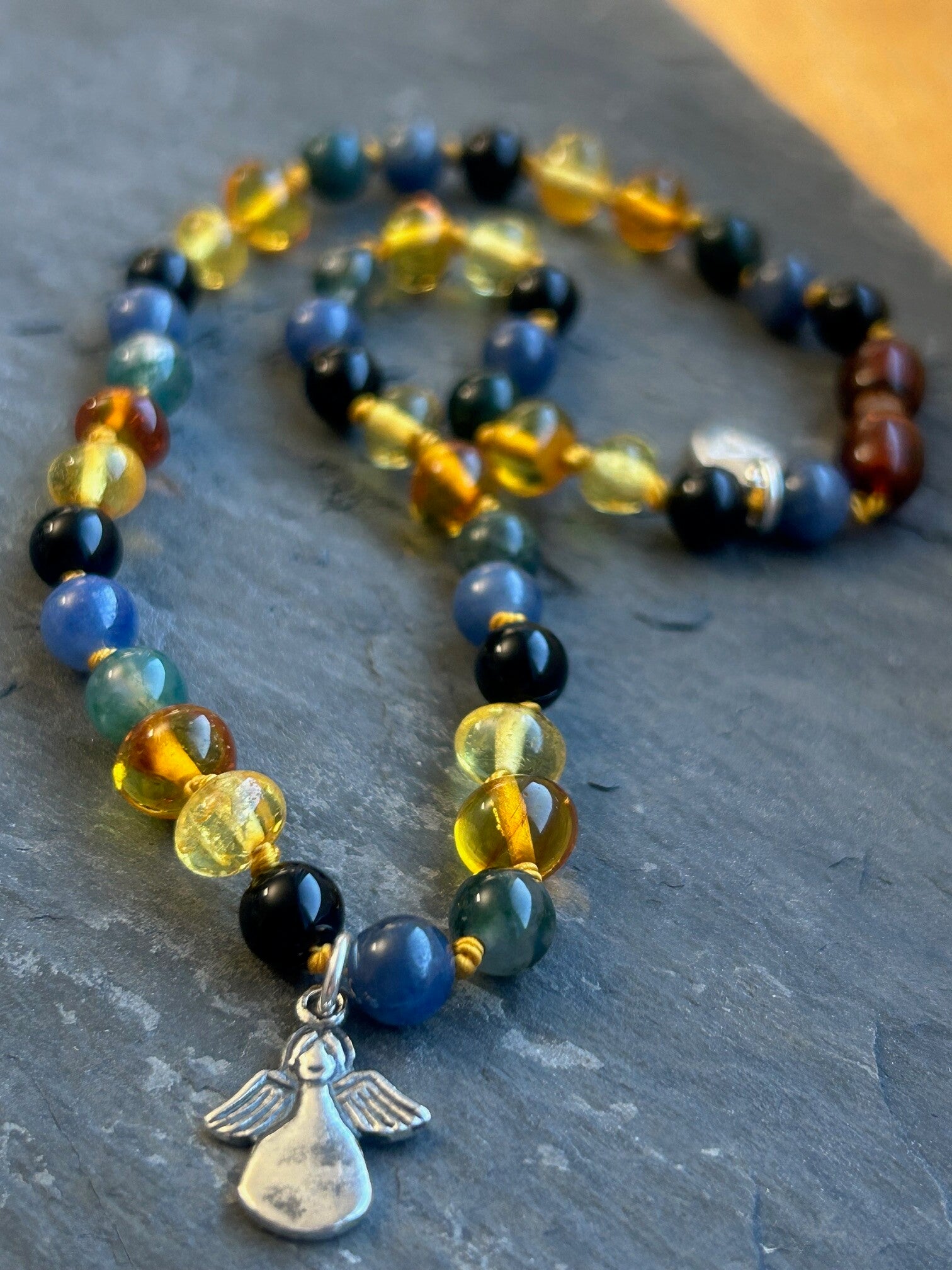 Baby-/Kinder-Halskette - Sternzeichen Steinbock (H588)