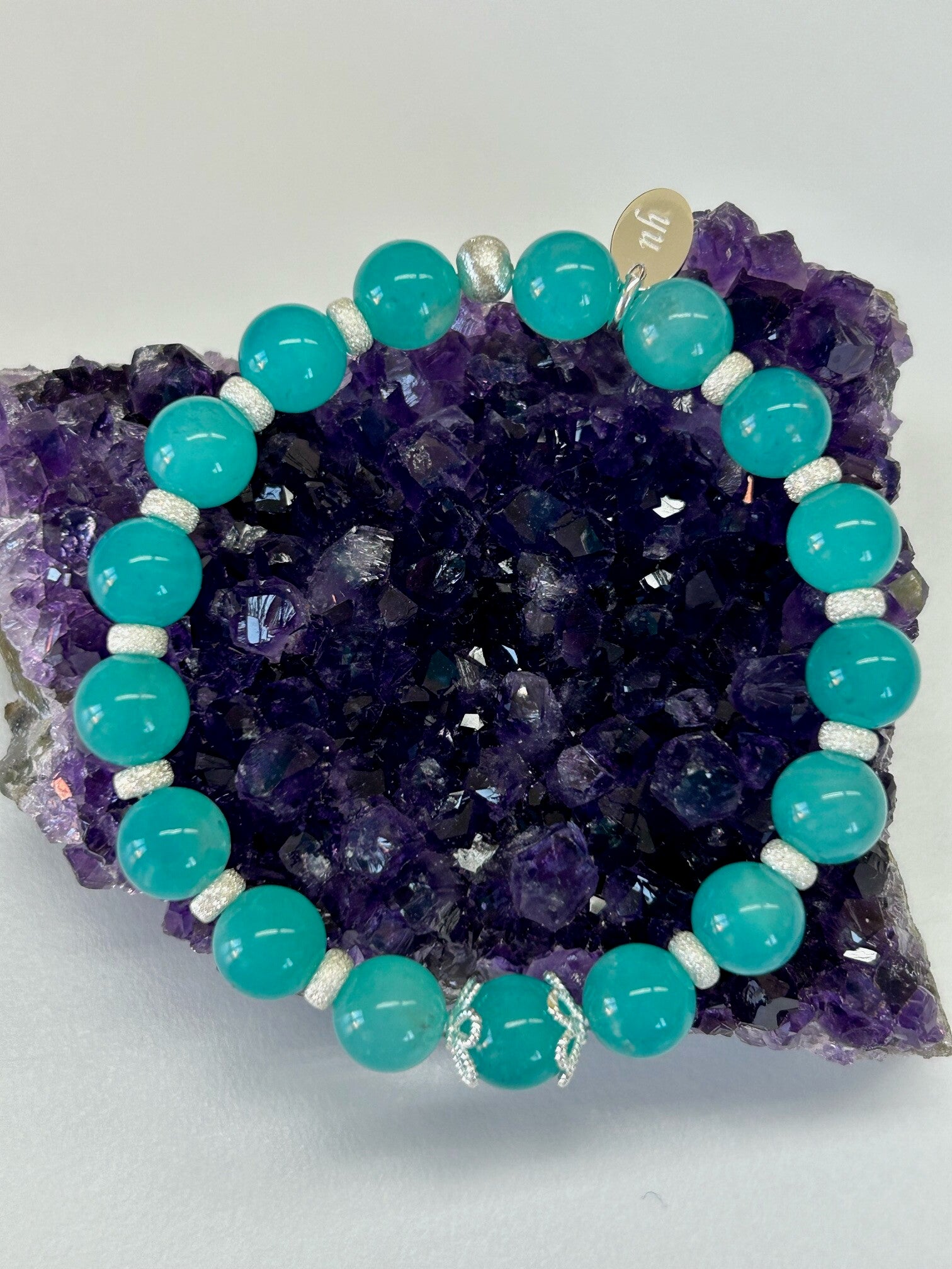 Armband - Amazonit USA AAA-Qualität (A538)