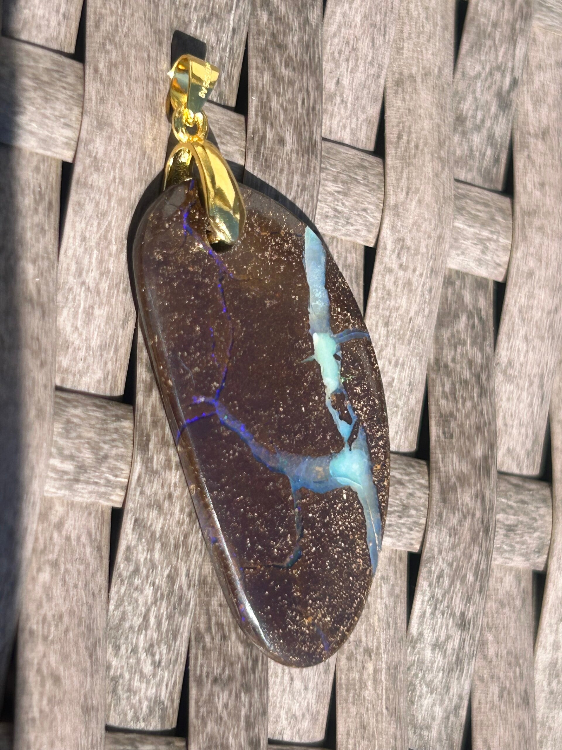 Anhänger - Boulder Opal Australien (H487)