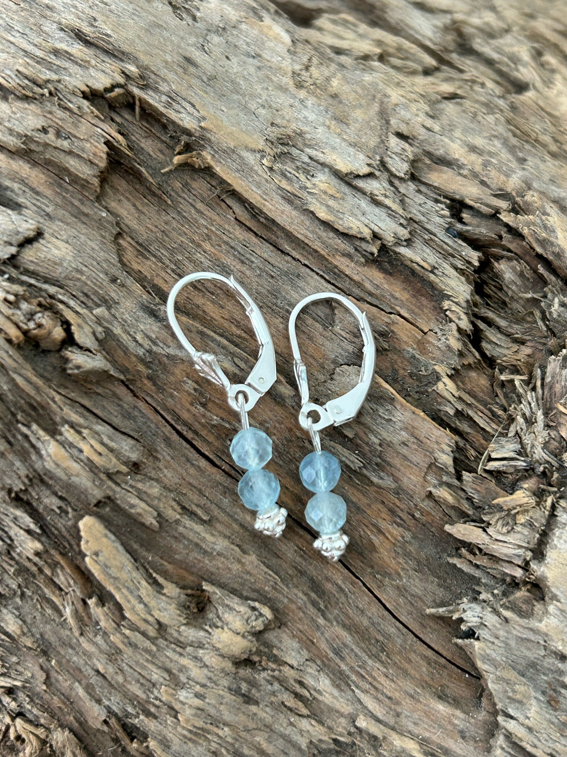 Ohrringe - Aquamarin (O413)