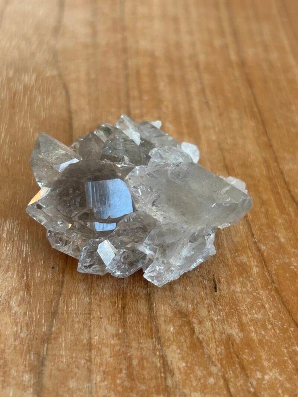 Kleine helle Rauchquarz-Stufe, Graubünden, Schweiz (D056)
