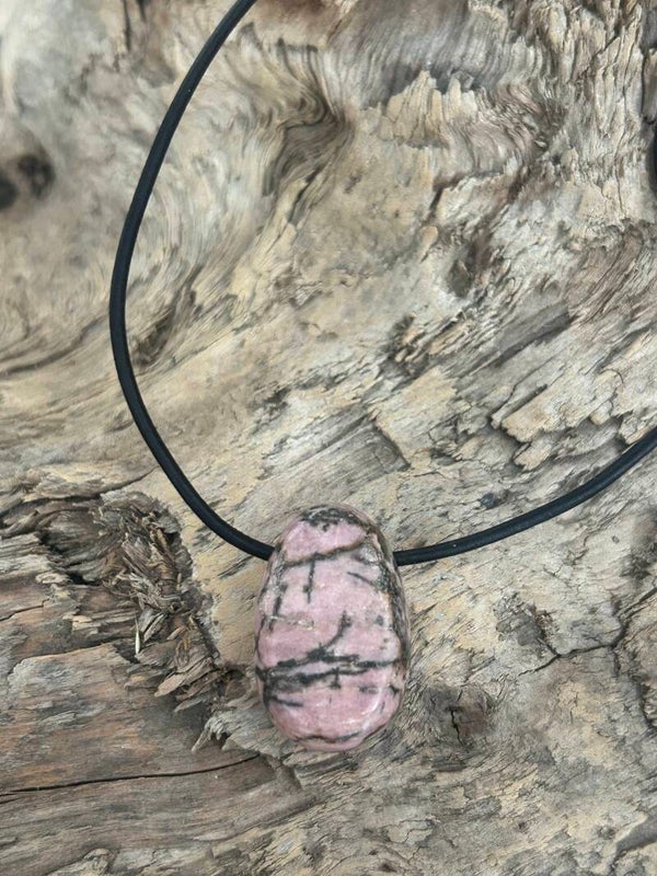 Halskette - Rhodonit (H583)