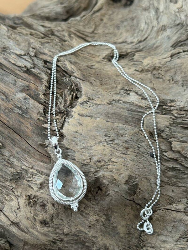 Halskette - Bergkristall (H259)