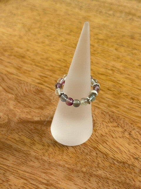 Fingerring - Regenbogen-Fluorit (R009)