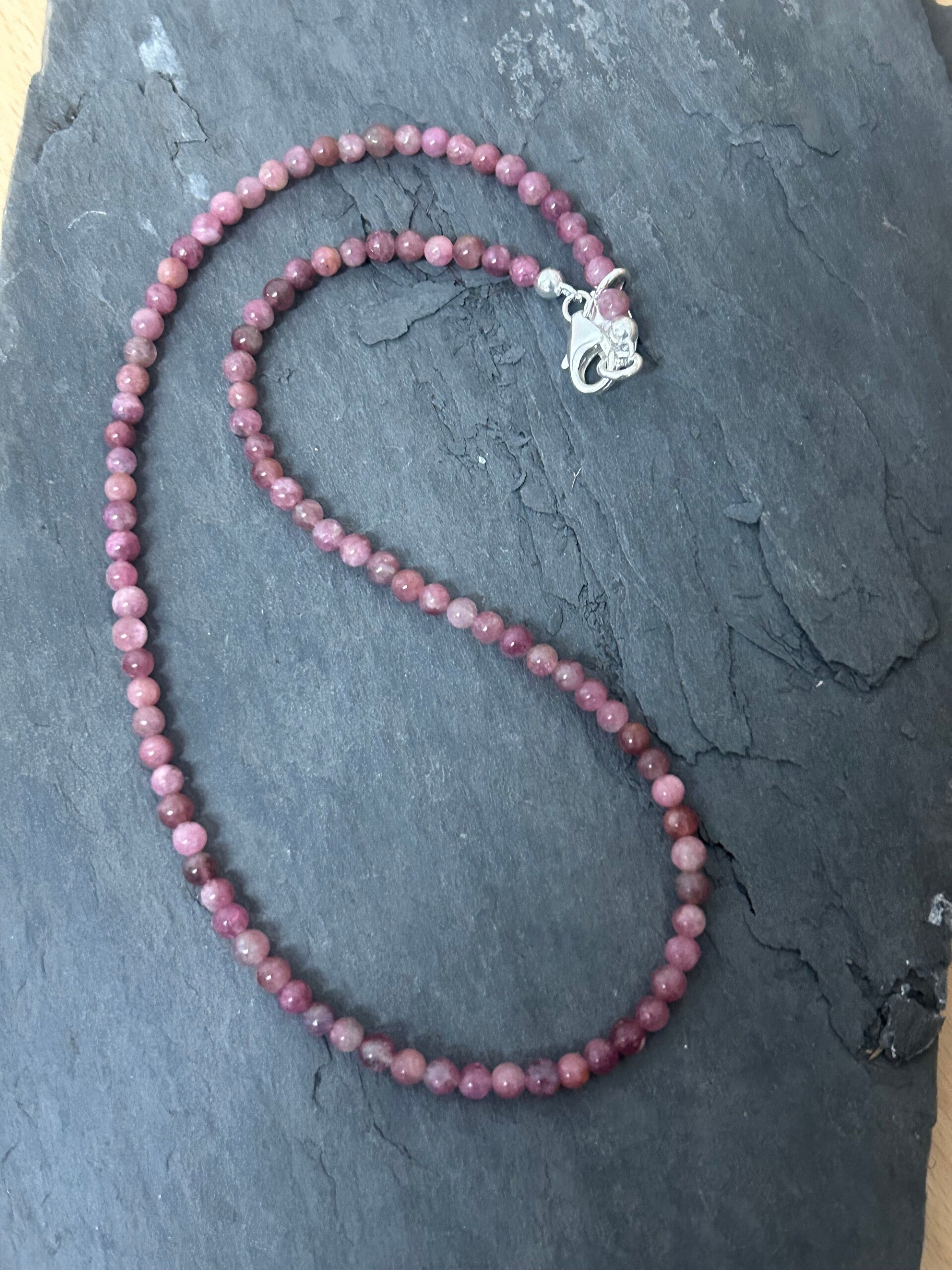 Halskette - Turmalin rosa (H431)