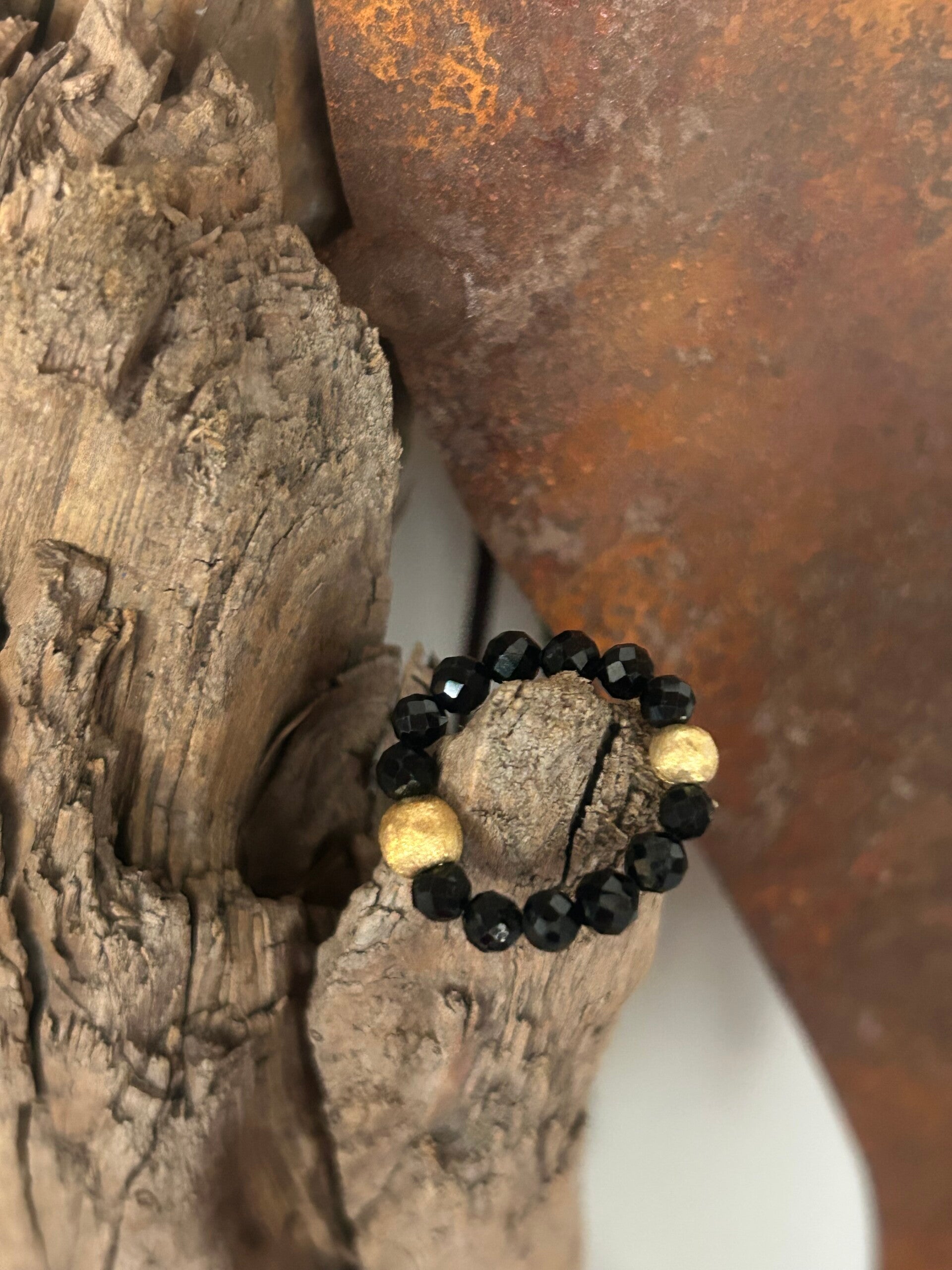 Fingerring - Turmalin schwarz (Schörl) (R104)