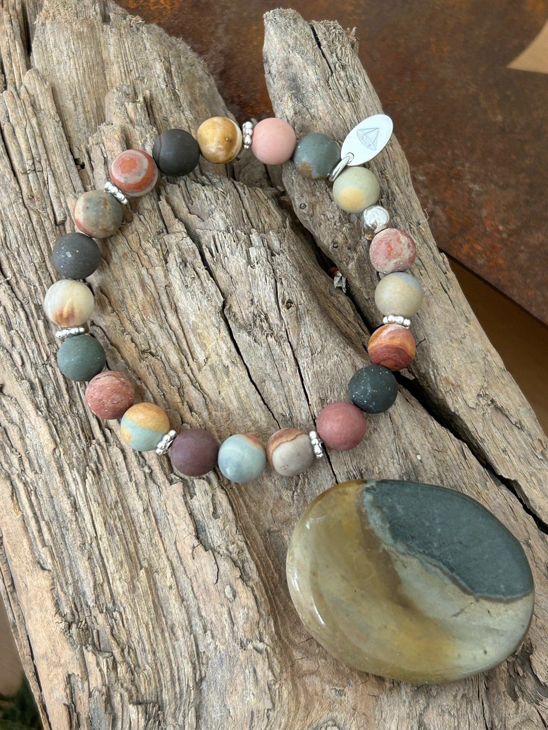 Armband - Polychrom-Jaspis (A523)