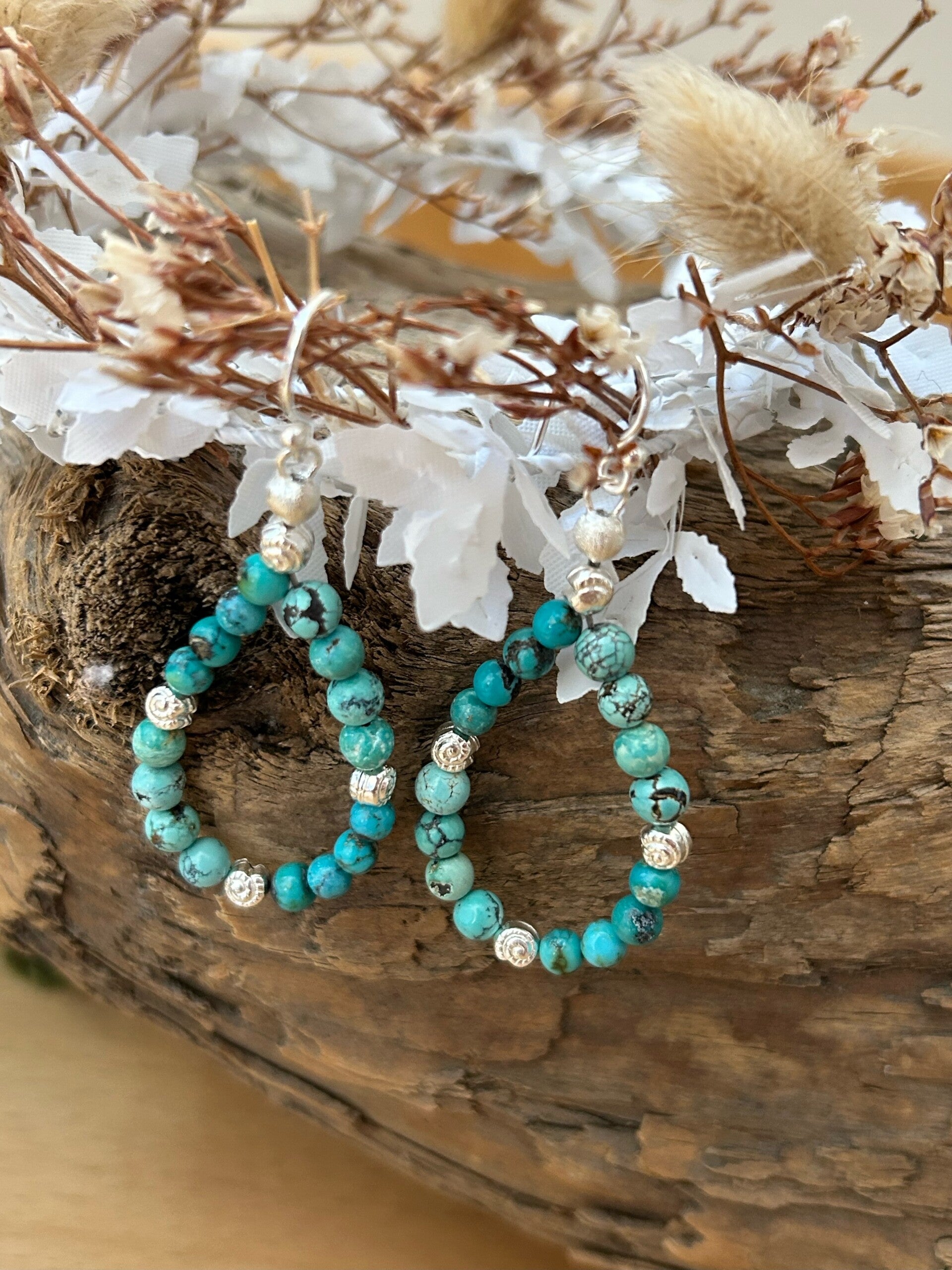 Ohrringe - Türkis Tibet (O423)