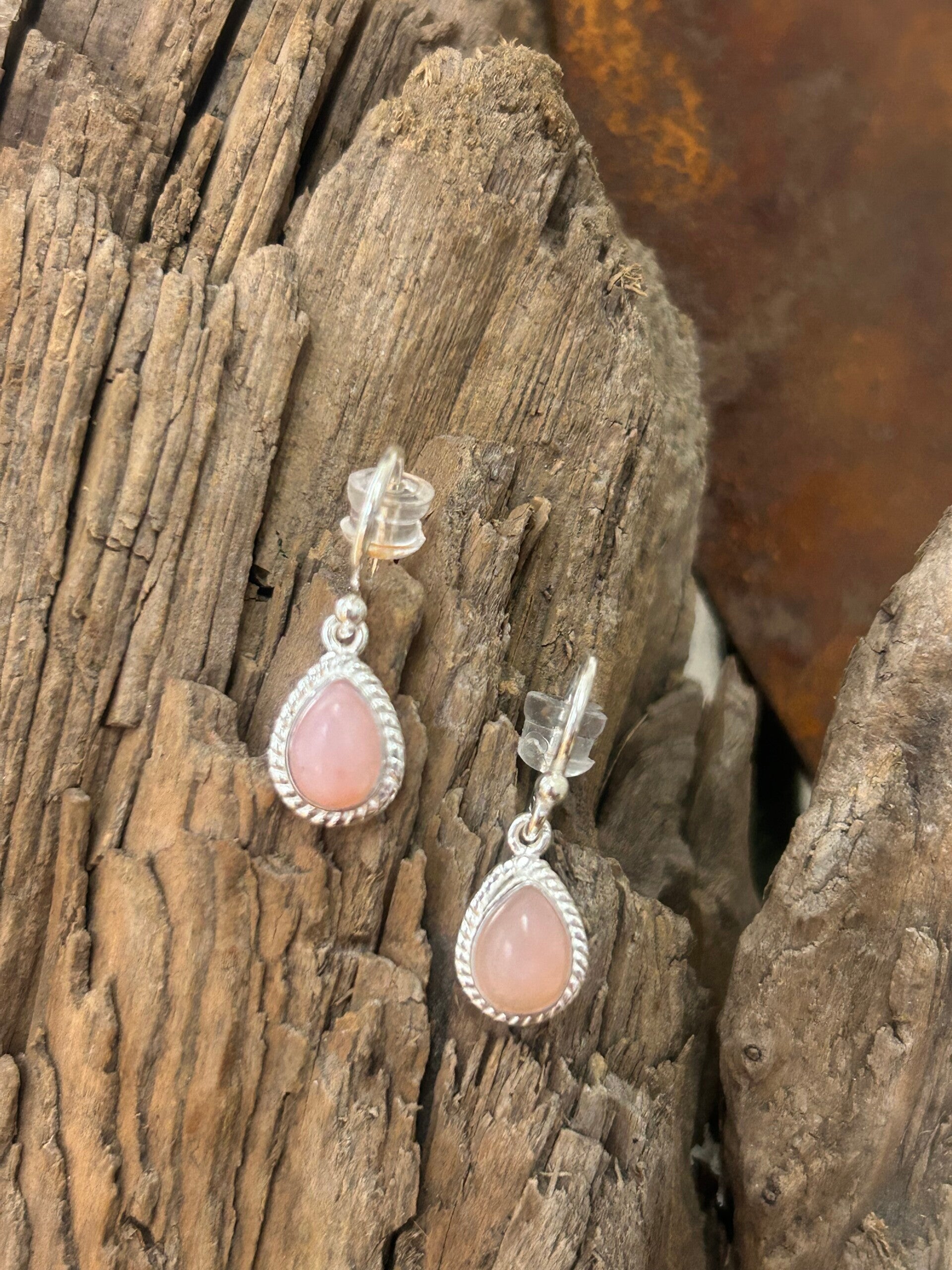 Ohrringe - Andenopal rosa (O491)