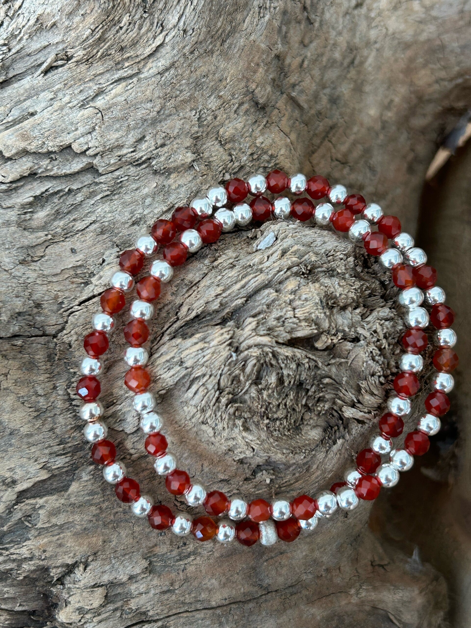 Armband (2-fach) - Karneol (A468)