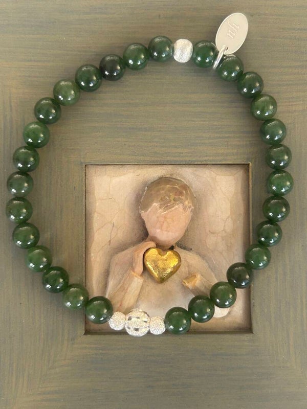 Armband - Nephrit in AA+-Qualität (A885)