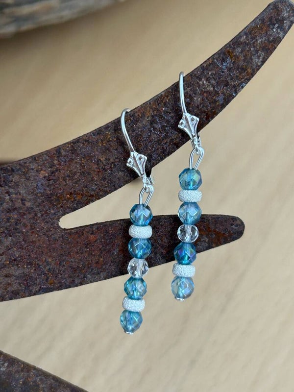 Ohrringe - Aqua Aura (O389)